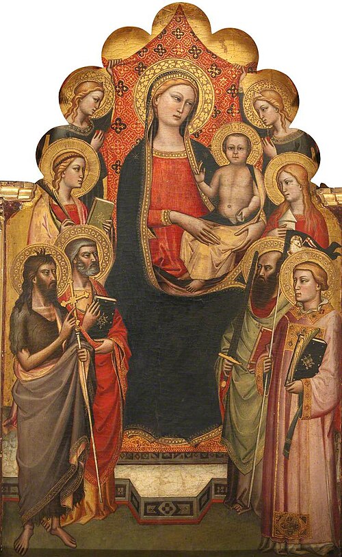 Madonna and Child Enthroned, , Niccolò di Pietro Gerini