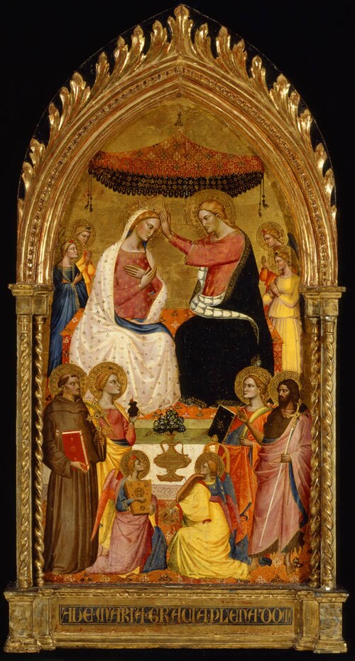 Le Couronnement de la Vierge, 1395, Niccolò di Pietro Gerini