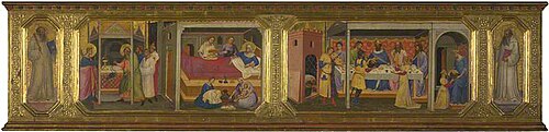 Scenes from the Life of Saint John the Baptist, 1387, Niccolò di Pietro Gerini