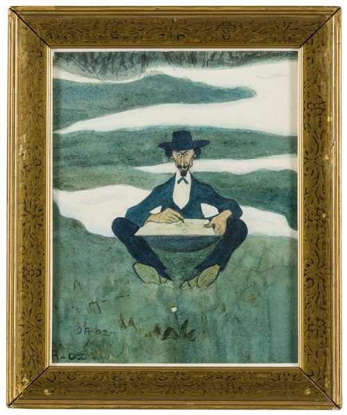 Première fleur du printemps. Portrait de Ole Kruse, 1902, Ivar Arosenius