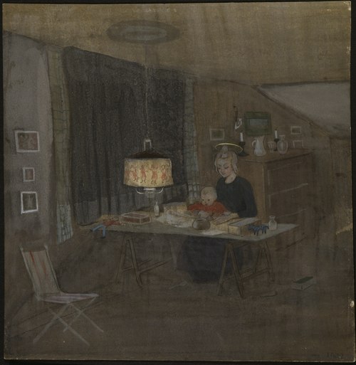 Madonna, 1907, Ivar Arosenius
