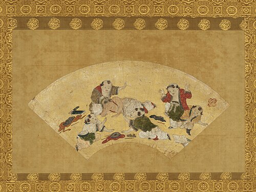 Chinese Boys at Play, 1524, Kanō Motonobu
