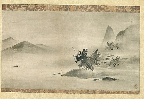 Ink Landscape, 1549, Kanō Motonobu