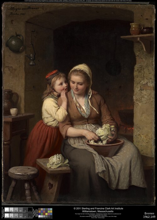 The Secret, 1885, Johann Georg Meyer