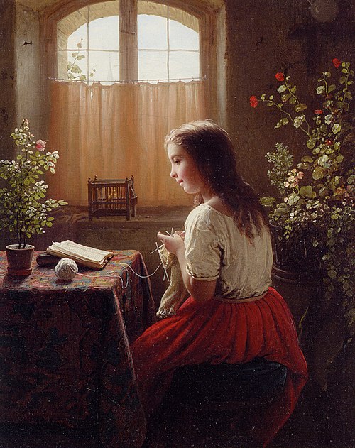Afternoon amusements, 1863, Johann Georg Meyer
