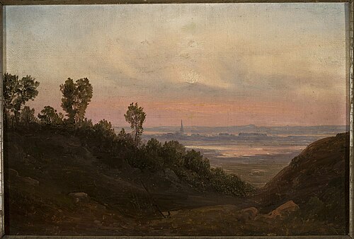 Hilly landscape at sunset, , Chrystian Breslauer