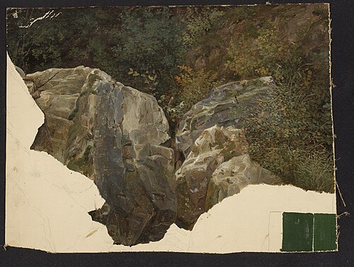 Mountain landscape, sketch, , Chrystian Breslauer