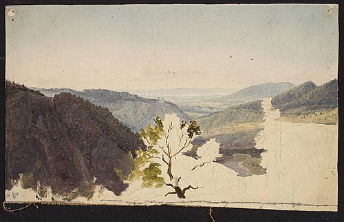 Mountain landscape, sketch, , Chrystian Breslauer