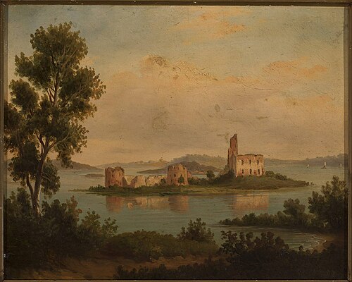 Castle in Trakai, 1850, Chrystian Breslauer