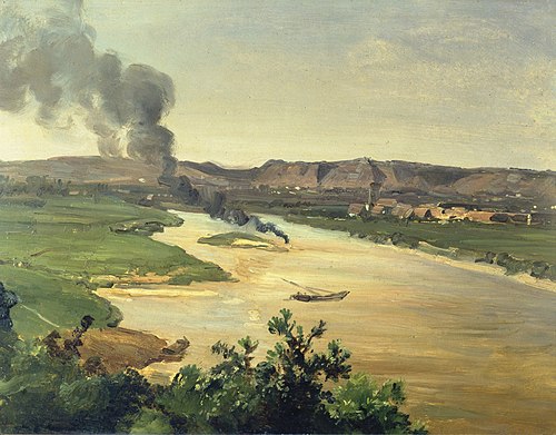 L'Elbe, 1870, Christian Friedrich Gille