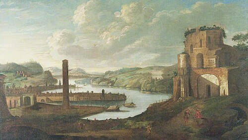 Port Scene, , Christian Georg Schütz