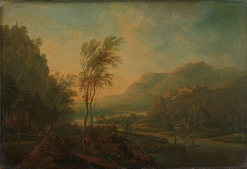 Painting, 1754, Christian Georg Schütz