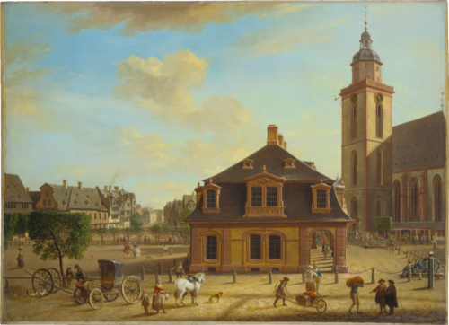 The Rossmarkt in Frankfurt, , Christian Georg Schütz
