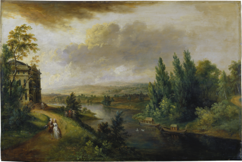 Schönbusch Castle near Aschaffenburg, 1786, Christian Georg Schütz