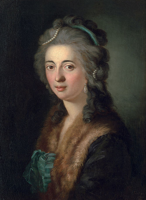 Portrait d'une dame, 1778, Christian Ludwig Seehas