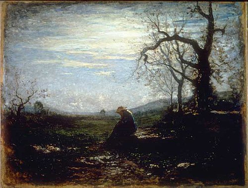 La Solitudine, 1876, Antonio Fontanesi