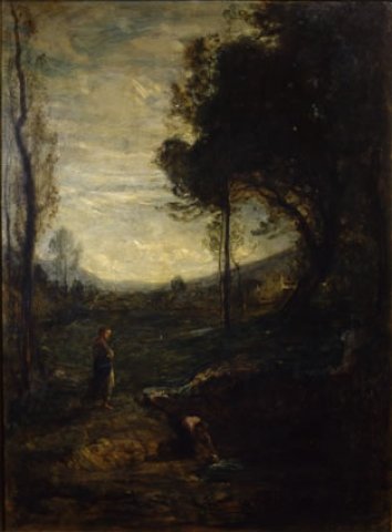 Alla Fontana, 1867, Antonio Fontanesi