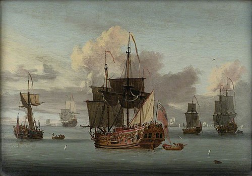 The Yacht 'Carolina', 1713, L. de Man