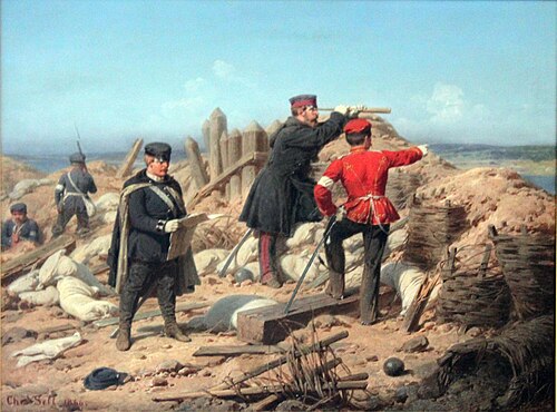 On the battlefield at Düppel, 1866, Christian Sell