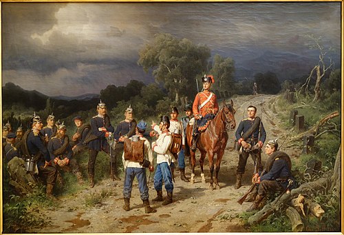 Meeting of the Austrian and Prussian Commanders, 1869, Christian Sell