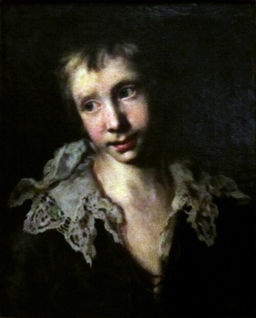 A boy in a lace collar., 1701, Christian Seybold