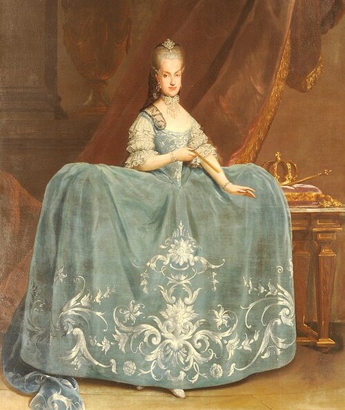 Portrait of Maria Carolina of Austria, 1767, Martin van Meytens