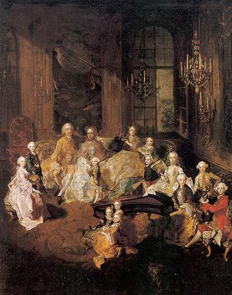 Family of Empress Maria Theresa, 1758, Martin van Meytens