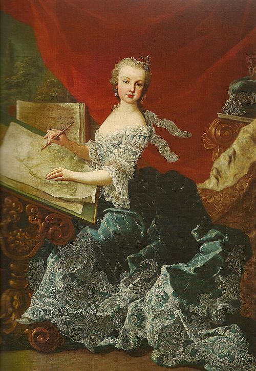 Maria Christina, Duchess of Teschen (1742-1798), 1750, Martin van Meytens