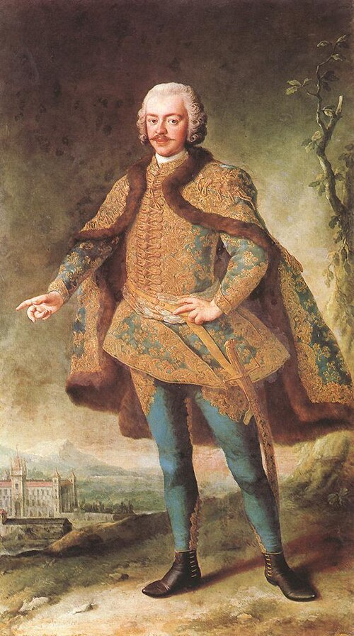 Porträt des Dénes Bánffy, 1750, Martin van Meytens