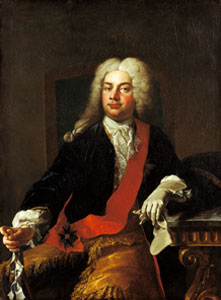 Porträt des Gustav Adolph von Gotter (1692-1762), deutscher Diplomat, 1732, Martin van Meytens