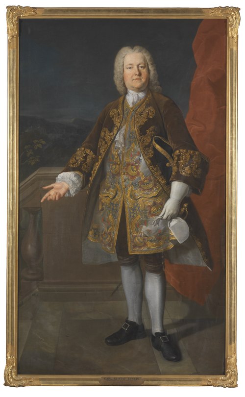 Carl Gustaf Tessin, 1695-1770, greve, riksråd, , Martin van Meytens