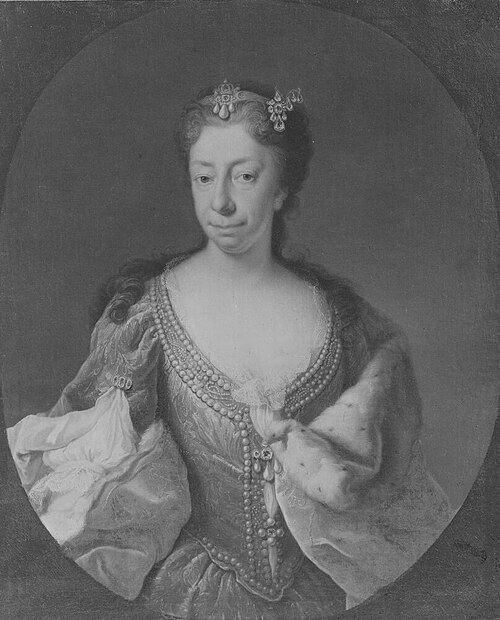 Anna Maria, 1669-1728, hertiginna av Orléans drottning av Sardinien och Sicilien, , Martin van Meytens