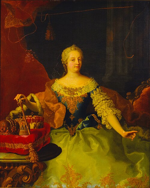 Portrait of Maria Theresa, 1750, Martin van Meytens