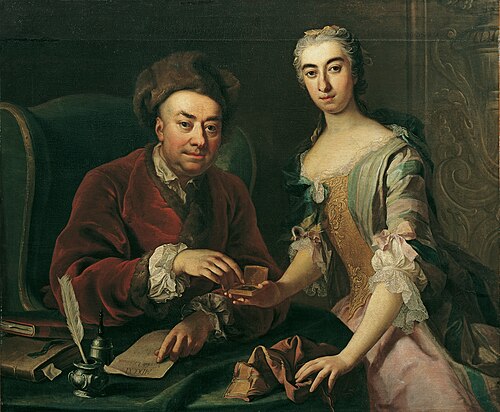 Double Portrait, 1740, Martin van Meytens