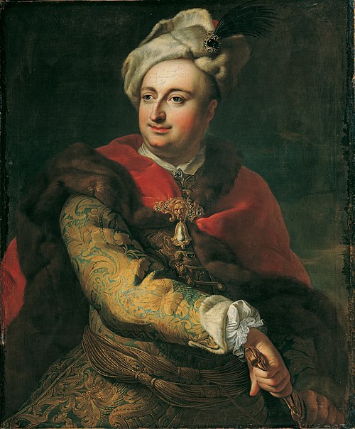 Bildnis eines Mannes in ungarischer Tracht (Imre Graf Tökölyi?), 1745, Martin van Meytens