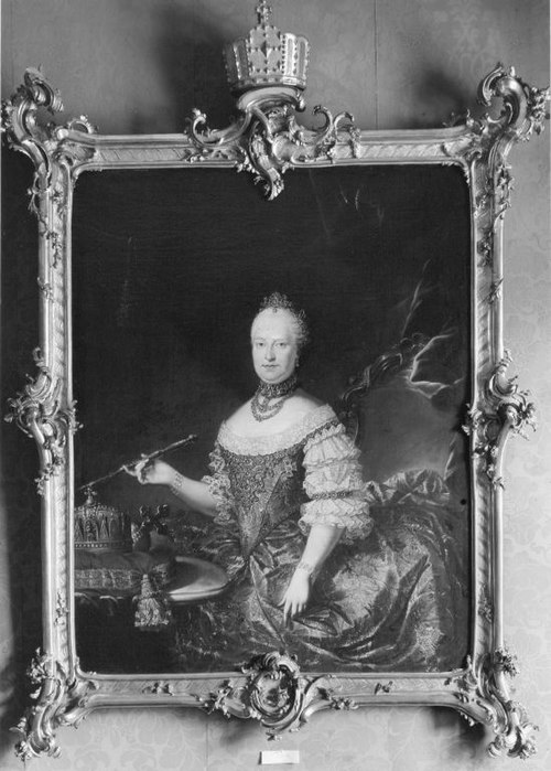 Portrait of Maria Theresa of Austria (1717-1780), 1732, Martin van Meytens