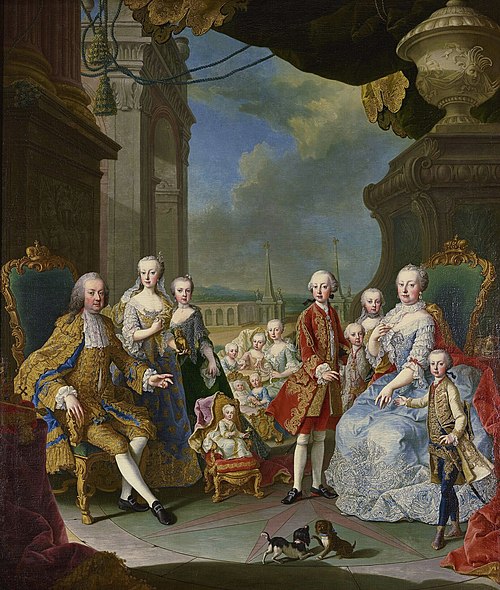 The Imperial family in 1756, 1756, Martin van Meytens