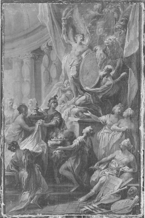 Huldigung an Kurfürst Maximilian III. Joseph von Bayern, 1770, Christian Wink