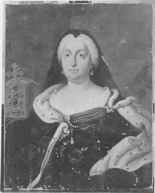 Maria Amalia of Austria as widow, 1750, Christian Wink