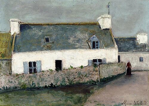 Farm on L'Ile d'Ouessant (Finistere), 1912, Maurice Utrillo
