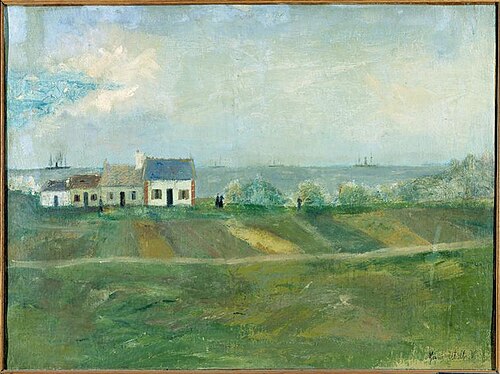 Les rochers d'Ouessant, 1912, Maurice Utrillo