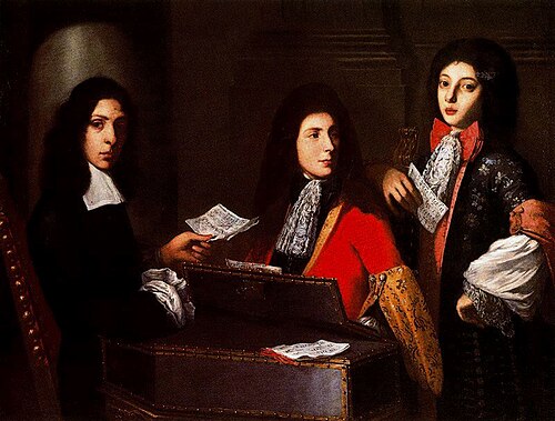 Retrato de tres músicos de la corte de los Medicis, 1685, Anton Domenico Gabbiani