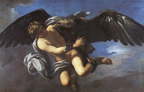 The Rape of Ganymede, 1700, Anton Domenico Gabbiani