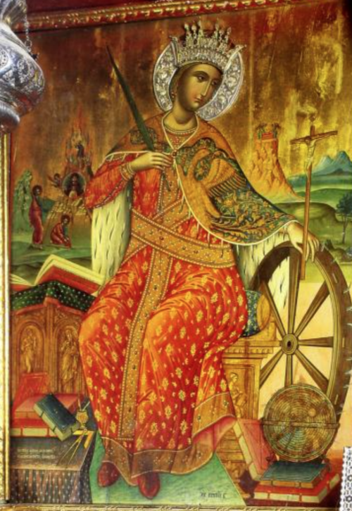 Saint Catherine of Alexandria, 1612, Ieremias Palladas