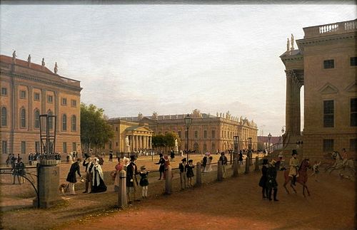 Ansicht der Neuen Wache in Berlin, 1842, Wilhelm Brücke