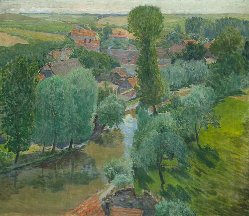 Blick auf die Burg Okoř, , Antonín Hudeček