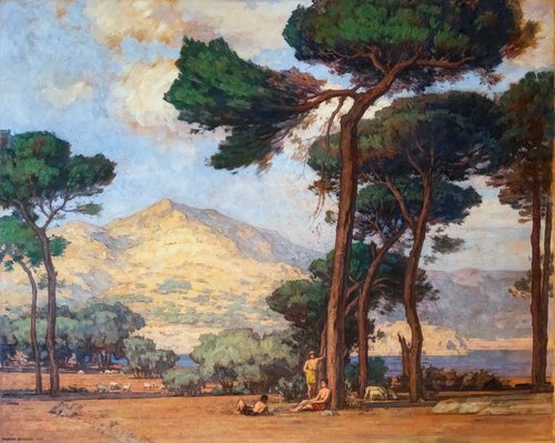 Matinée d'été en Provence, 1929, Pierre Magnan-Bernard