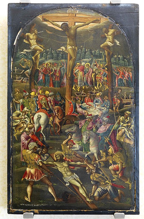 The Crucifixion, 1647, Georgios Margkazinis