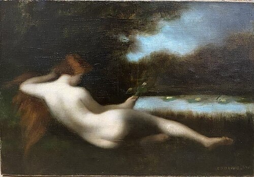 Nymphe à la fleur, 1906, Germaine Dawis
