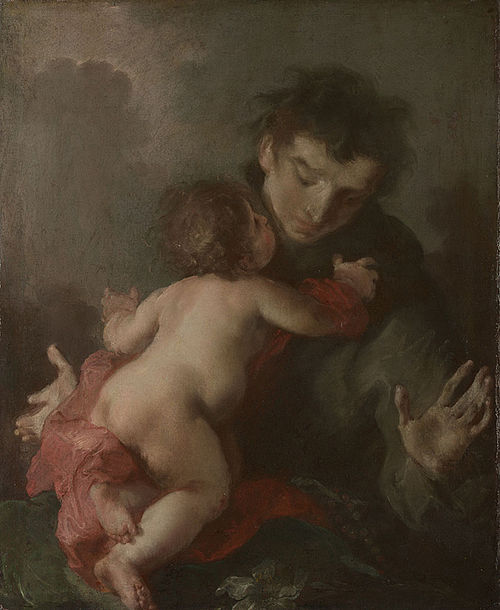 Saint Anthony of Padua with the Infant Christ, 1740, Giuseppe Bazzani